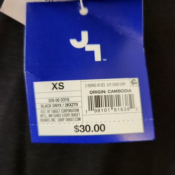 JoyLab Mens Black Onyx Hoodie XS Longer Length NWT - Picture 3 of 10